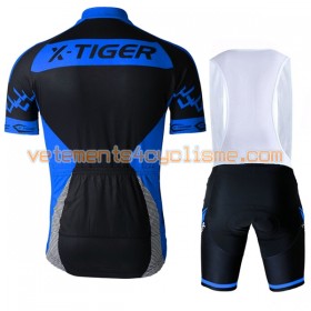 Tenue Cycliste et Cuissard à Bretelles 2017 X-Tiger N003