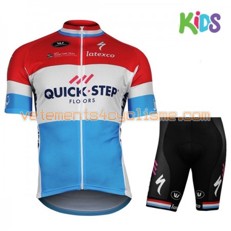 Tenue Cycliste et Cuissard Enfant 2017 Quick-Step Floors Championnats de Luxembourg