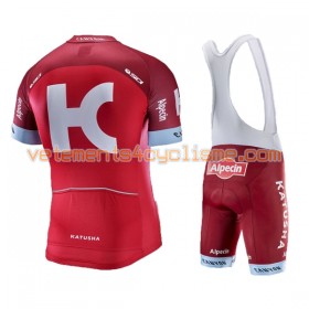 Tenue Cycliste et Cuissard à Bretelles 2017 Team Katusha-Alpecin N001