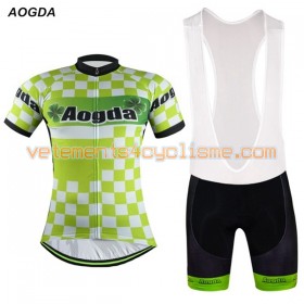 Tenue Cycliste et Cuissard à Bretelles 2017 Aogda N024