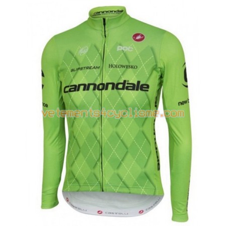 Maillot vélo 2016 Cannondale-Drapac Manches Longues N001