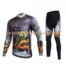 Tenue Cycliste Manches Longues et Collant Long Femme 2017 Aozhidian N004