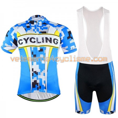 Tenue Cycliste et Cuissard à Bretelles 2017 Aogda N008