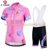 Tenue Cycliste et Cuissard à Bretelles Femme 2017 X-Tiger N003