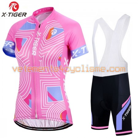 Tenue Cycliste et Cuissard à Bretelles Femme 2017 X-Tiger N003