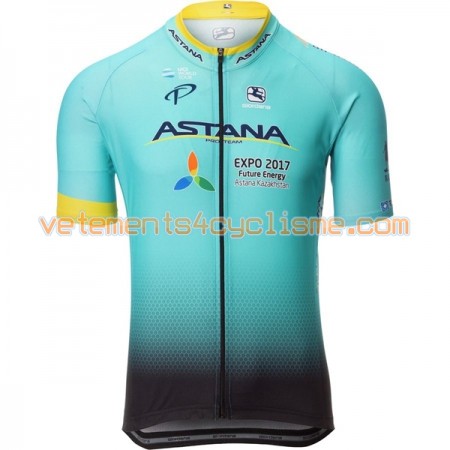 Maillot vélo 2017 Astana Pro Team N001