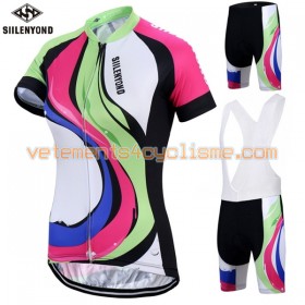 Tenue Cycliste et Cuissard à Bretelles Femme 2017 Siilenyond N001