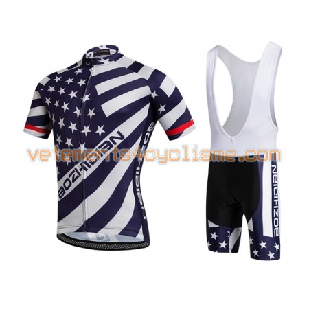 Tenue Cycliste et Cuissard à Bretelles 2017 Aozhidian N028