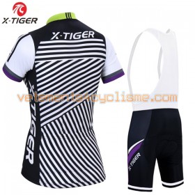 Tenue Cycliste et Cuissard à Bretelles Femme 2017 X-Tiger N002