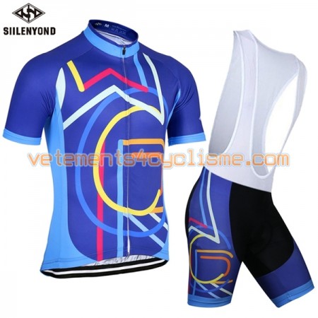 Tenue Cycliste et Cuissard à Bretelles 2017 Siilenyond N006