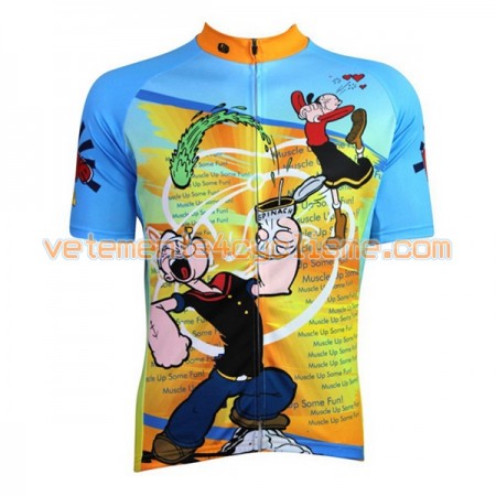 Maillot vélo 2016 Cartoon N015
