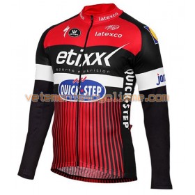 Tenue Cycliste Manches Longues et Collant à Bretelles 2016 Etixx-Quick Step N002