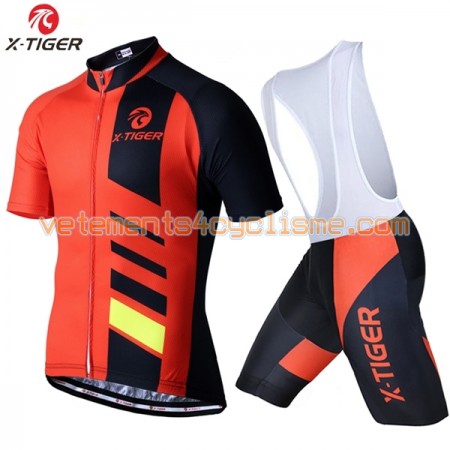 Tenue Cycliste et Cuissard à Bretelles 2017 X-Tiger N014
