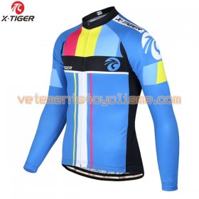 Maillot vélo 2017 X-Tiger Manches Longues N012