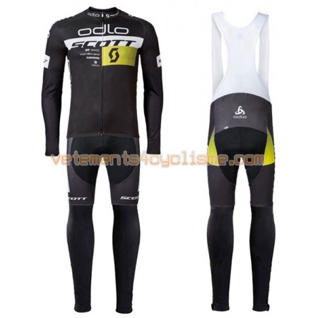Tenue Cycliste Manches Longues et Collant à Bretelles 2016 Scott N003