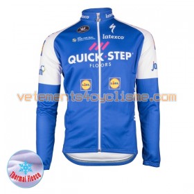 Maillot vélo 2017 Quick-Step Floors Hiver Thermal Fleece N001