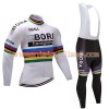 Tenue Cycliste Manches Longues et Collant à Bretelles Femme 2017 Bora-Hansgrohe N002