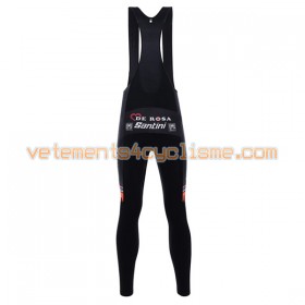 Tenue Cycliste Manches Longues et Collant à Bretelles 2017 Team De-Rosa Santini N001