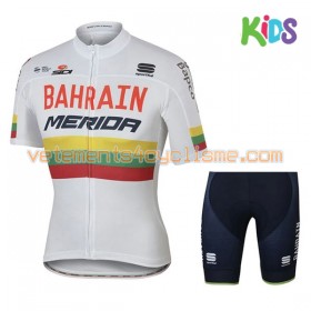 Tenue Cycliste et Cuissard Enfant 2017 Bahrain Merida Championnats de Lituanie