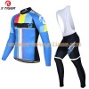 Tenue Cycliste Manches Longues et Collant à Bretelles 2017 X-Tiger N012