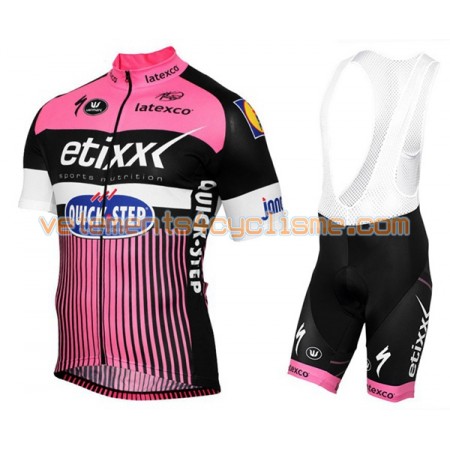 Tenue Cycliste et Cuissard à Bretelles 2016 Etixx-Quick Step N010