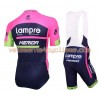 Tenue Cycliste et Cuissard à Bretelles 2016 Lampre-Merida N001