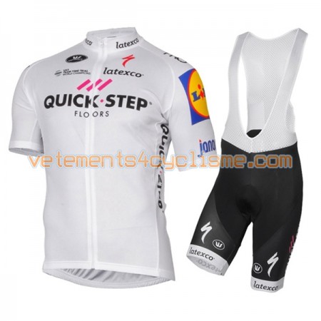 Tenue Cycliste et Cuissard à Bretelles Femme 2017 Quick-Step Floors N005