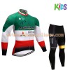 Tenue Cycliste Manches Longues et Collant Long Enfant 2017 Astana Pro Team N004