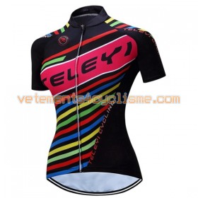 Maillot vélo Femme 2017 Teleyi N008