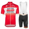 Tenue Cycliste et Cuissard à Bretelles 2017 Lotto Soudal N001