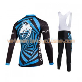 Tenue Cycliste Manches Longues et Collant à Bretelles 2017 Aozhidian N005
