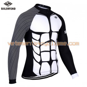 Maillot vélo 2017 Siilenyond Manches Longues N010