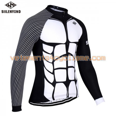 Maillot vélo 2017 Siilenyond Manches Longues N010