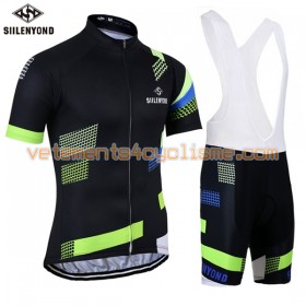 Tenue Cycliste et Cuissard à Bretelles 2017 Siilenyond N033