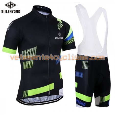 Tenue Cycliste et Cuissard à Bretelles 2017 Siilenyond N033