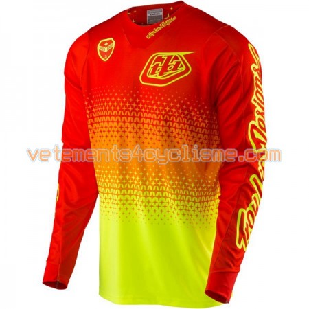Maillots VTT/Motocross 2017 Troy Lee Designs TLD SE Air Starburst Manches Longues N001