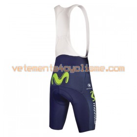 Cuissard Court à Bretelles 2017 Movistar Team N001