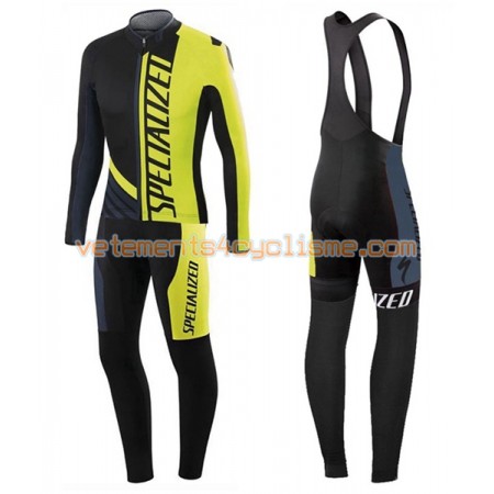 Tenue Cycliste Manches Longues et Collant à Bretelles 2016 Specialized N003