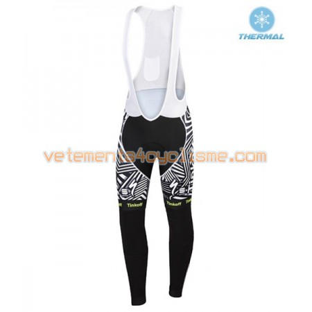Collant à Bretelles 2016 Tinkoff Hiver Thermal Fleece N002
