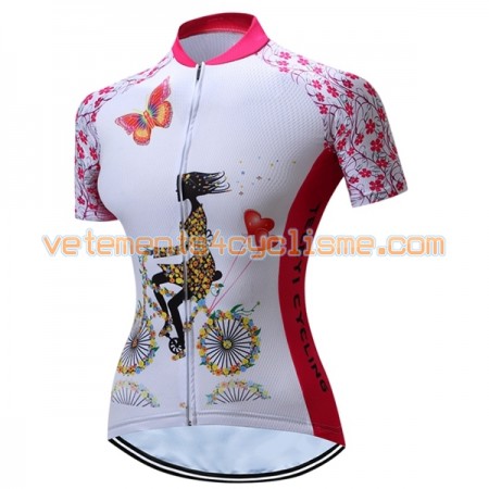 Maillot vélo Femme 2017 Teleyi N010