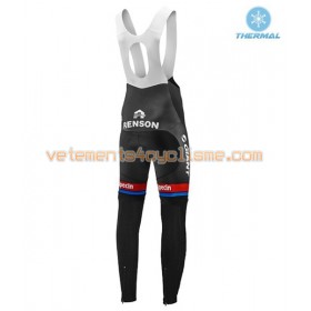 Collant à Bretelles 2016 Giant-Alpecin Hiver Thermal Fleece N001