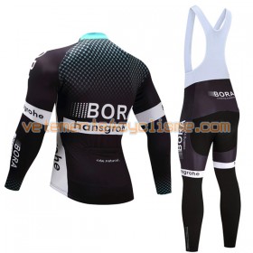 Tenue Cycliste Manches Longues et Collant à Bretelles Femme 2017 Bora-Hansgrohe Hiver Thermal Fleece N001