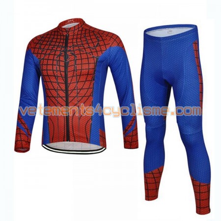 Tenue Cycliste Manches Longues et Collant Long 2017 Super Hero Brand N005