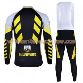 Tenue Cycliste Manches Longues et Collant à Bretelles 2017 Siilenyond N022