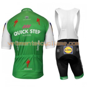 Tenue Cycliste et Cuissard à Bretelles Femme 2017 Quick-Step Floors N002
