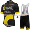Tenue Cycliste et Cuissard à Bretelles 2016 Direct Energie N001