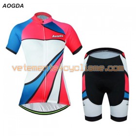Tenue Cycliste et Cuissard Femme 2017 Aogda N004