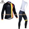Tenue Cycliste Manches Longues et Collant à Bretelles 2017 Siilenyond N024
