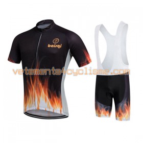 Tenue Cycliste et Cuissard à Bretelles 2016 Baishiqi Brand N013