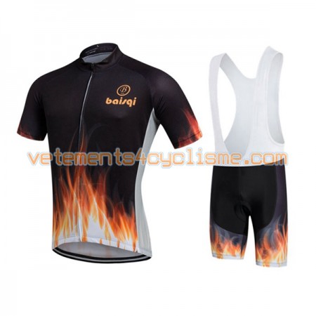 Tenue Cycliste et Cuissard à Bretelles 2016 Baishiqi Brand N013